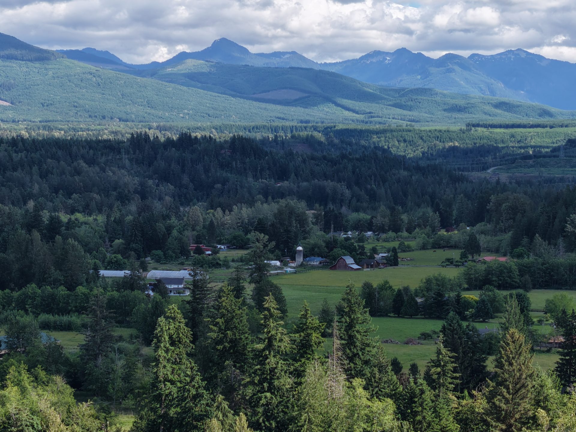Aerial drone photograph of aerial drone work in United States
